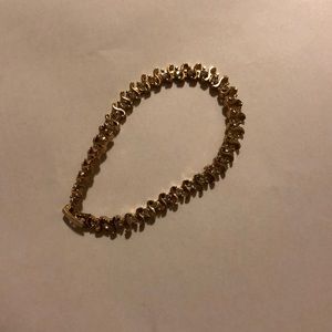 Gold Tennis Bracelet